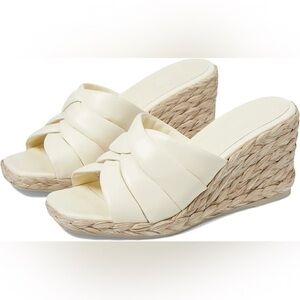 Vince Gilian Leather Wedge Mule